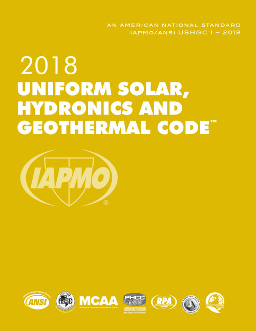 2018 Uniform Solar, Hydronics and Geothermal Code