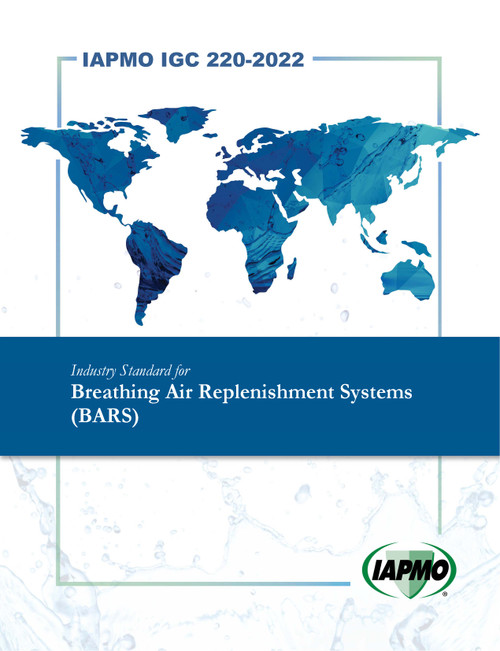 IAPMO IGC 220 Breathing Air Replenishment Systems (BARS)