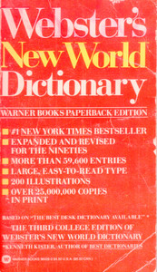 Front cover image of the book Webster's New World Dictionary by Victoria Neufeldt and Andrew N. Sparks Front cover image of the book Webster's New World Dictionary by Victoria Neufeldt and Andrew N. Sparks