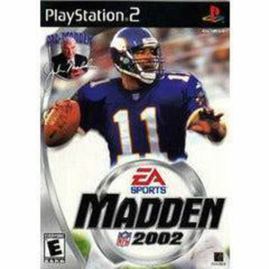 Front cover image of the video game Madden NFL 2002 - PlayStation 2 Front cover image of the video game Madden NFL 2002 - PlayStation 2
