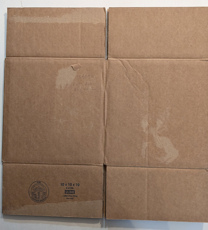 10" x 10" x 10" Cardboard Corrugated Box - SINGLE BOX - CUBED
