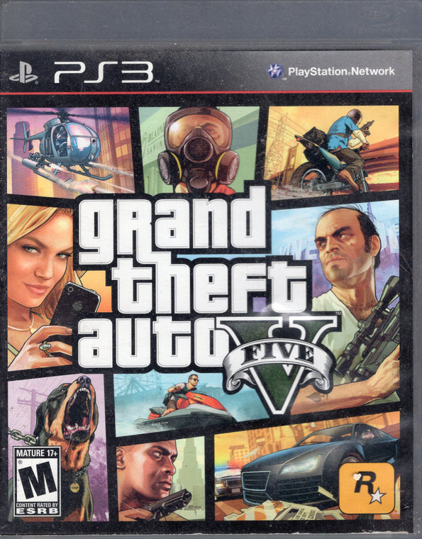Front cover image of video game Grand Theft Auto V - PlayStation 3