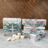 Key Lime Coolers 6 ounce Forsyth Park Gift Tin stacked with cookie stacks on side