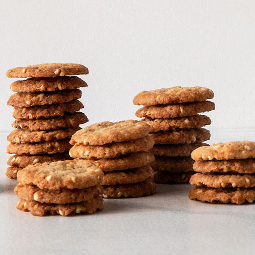 Benne Wafer Cookies stacked
