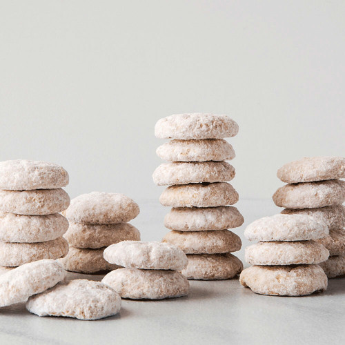 Lemon Cooler Cookies stacked