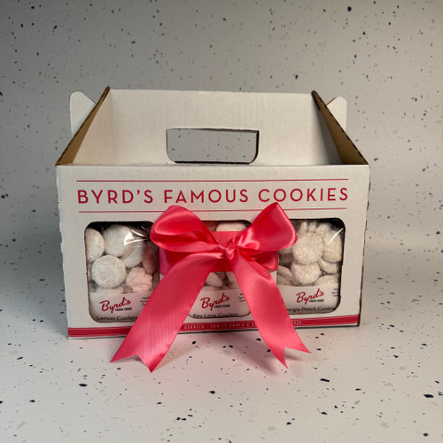 Byrd Cookie Company customizable 6 pack box with cookies