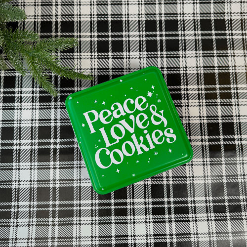 Six ounce holiday Peace gift tin