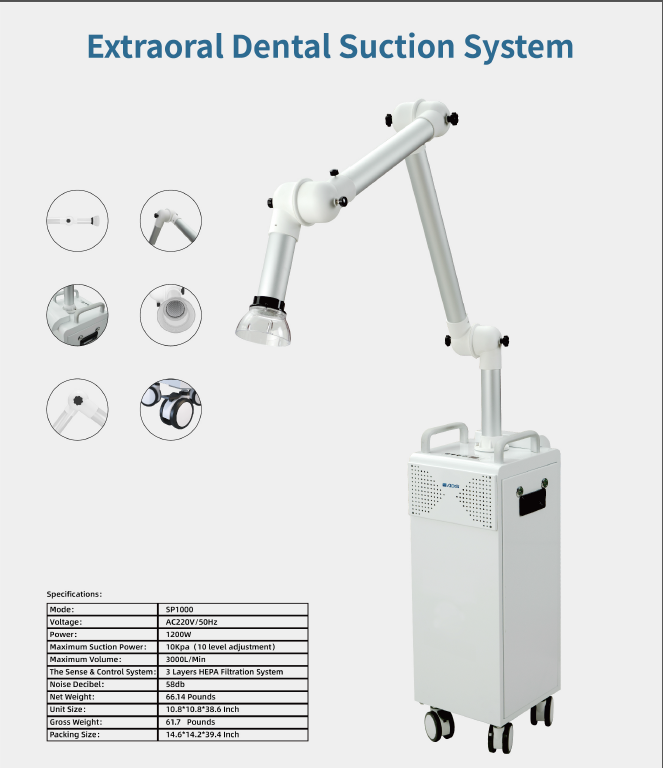 ADS EOS Extraoral Dental Suction System, A122001 Independent Dental, Inc.