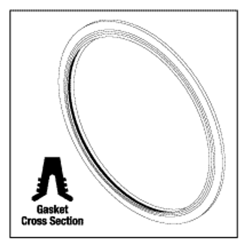 RPI Midmark M9 Sterilizer Door Gasket (Only) (OEM #053-0366-00), MIG027