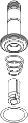 RPI Midmark Sterilizer Manifold Mount Repair Kit (Vent Valve), MIK055
