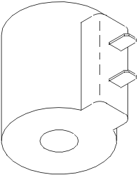 RPI Midmark Sterilizer Manifold Mount Coil (Vent Valve), MIC059