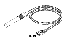 RPI Midmark Sterilizer Temperature Probe Assembly (Older Style Units) (OEM #002-0357-00), MIP050
