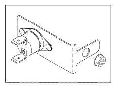 RPI Midmark Sterilizer Fan Thermostat Assembly (Newer Style) (OEM #029-3041-00), MIA092
