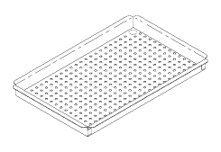 RPI Midmark M9 Sterilizer Instrument Tray (Large) (OEM #002-0374-00), MIT207