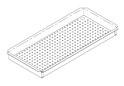 RPI Midmark M11 Sterilizer Small Instrument Tray (OEM #050-2644-00 & 050-4260-00), MIT211