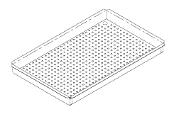 RPI Midmark M11 Sterilizer Large Instrument Tray (OEM #050-2643-00 & 050-4260-00), MIT212