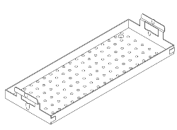 RPI Pelton & Crane Sterilizer Instrument Tray (Small) (OEM #1539357), PCT142