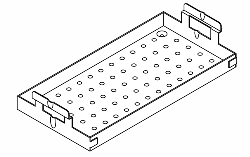 RPI Pelton & Crane OCM Sterilizer Large Instrument Tray (OEM #004141), PCT141