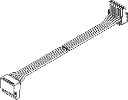 RPI Pelton & Crane Sterilizer Temp/Press Module Cable (OEM #019691), PCC108