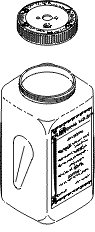 RPI SciCan Waste Bottle with Lid (OEM #01-100724S), SCB018