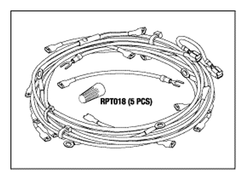 RPI Tuttnauer 1730 Sterilizer Wire Harness (OEM #CU900012), TUH043