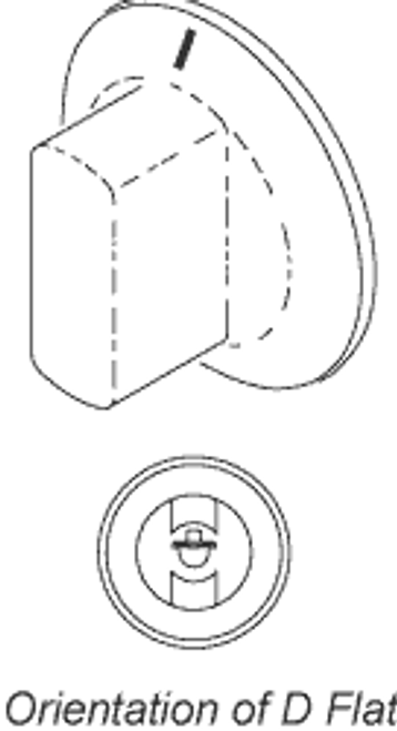 RPI Sterilizer/Ultrasonic Cleaner Thermostat Knob (OEM #02450003), TUK050