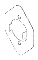 RPI Tuttnauer Sterilizer Thermostat Stop Plate (OEM #CT910020), TUP062