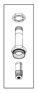 RPI Tuttnauer Sterilizer Solenoid Valve Repair Kit (3mm) (OEM #01810903), TUK082