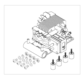 RPI Tuttnauer Sterilizer Air Pump (230VAC) (OEM #02200052), TUP101