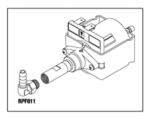 RPI Tuttnauer Sterilizer Water Pump (230VAC) (OEM #PUM055-0007), TUP090