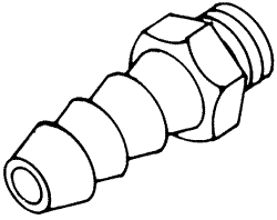 RPI A-dec Dental Chair Barb (pkg of 10) (OEM #023-001-01), ADB011