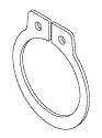 RPI A-dec Dental Chair Retaining Ring (External) (pkg of 10) (OEM #010.028.00), RPH726