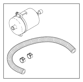 RPI Midmark Compressor Air Intake Filter Kit (OEM #PFM50955, ACP90505), CMK003