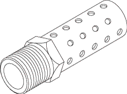RPI Tech West Compressor Purge Muffler (OEM #PM-500), CMM023