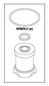 RPI Midmark, DentalEz Compressor Coalescing Filter Element , Generic Brand (OEM #ACA86050, 648-00209, 77005005, 77005009), CMK026