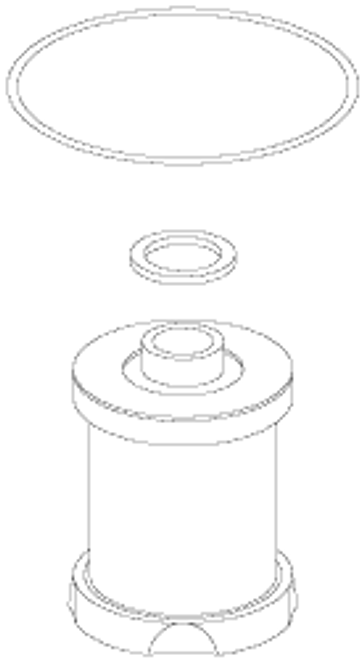 RPI DentalEz, Midmark Compressor Coalescing Filter Element (OEM #ACA86050, 648-00209, 77005005, 77005009), CMK005