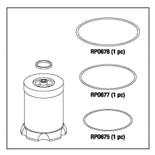 RPI Midmark, DentalEz, Tech West Compressor Coalescing Filter Element (Wilkerson Brand) (OEM #ACA86055, 645-45010, CFE-375), CMK025