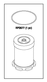 RPI Midmark, DentalEz, Tech West Compressor Coalescing Filter Element (Generic Brand) (OEM #ACA86055, 645-45010, CFE-375), CMK027