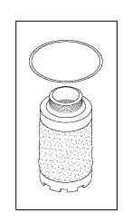 RPI DentalEz Compressor Coalescing Filter Element (OEM #0046016), CME043