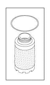 RPI DentalEz Compressor (Type C) Coalescing Filter Element (OEM #003846), CME044