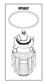 RPI DentalEz, Jun-Air Compressor Filter Element (OEM #JA4081602, 4081602), CME107