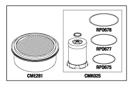RPI Apollo/Midmark Oil-Less Compressor PM Kit (OEM #ACA85415), CMK274