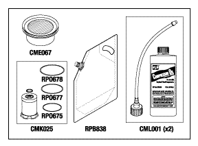 RPI Tech West Lubricated Compressor PM Kit (OEM #CSKL-2), CMK189