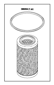 RPI DentalEz/Custom Air/RamVac Compressor Particulate Filter Element (OEM #005151), CME228