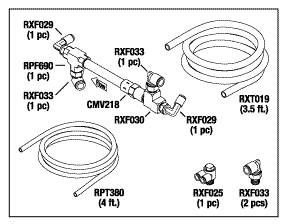 RPI Air Techniques Compressor Check Valve Upgrade Kit (OEM #86441), CMK247
