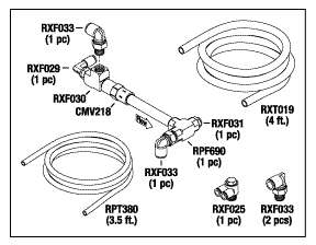 RPI Air Techniques Compressor Check Valve Upgrade Kit (OEM #86443), CMK248