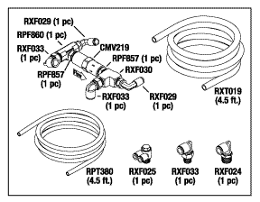 RPI Air Techniques Compressor Check Valve Upgrade Kit (OEM #86447), CMK249