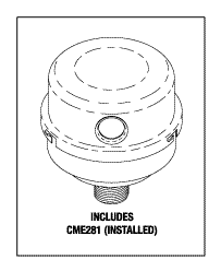RPI Apollo/Midmark Compressor Air Filter Assembly, CMA289
