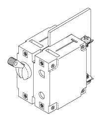 RPI Air Techniques Compressor Power Switch/Circuit Breaker (22A) (OEM #86066), CMS213