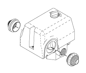 RPI DentalEz/Custom Air/RamVac Compressor Pressure Switch (OEM #JA5074800), CMS054